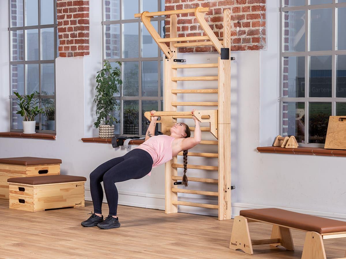 Hrazda Vira ze dřeva Made in Germany se 2 tyčemi 5/7