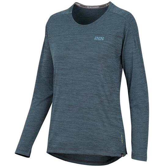 Maillot à manches longues pour femmes Flow X - Bleu