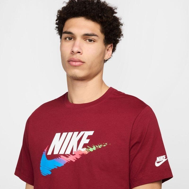 T-shirt uomo nike sportswear - bordeaux 3/5