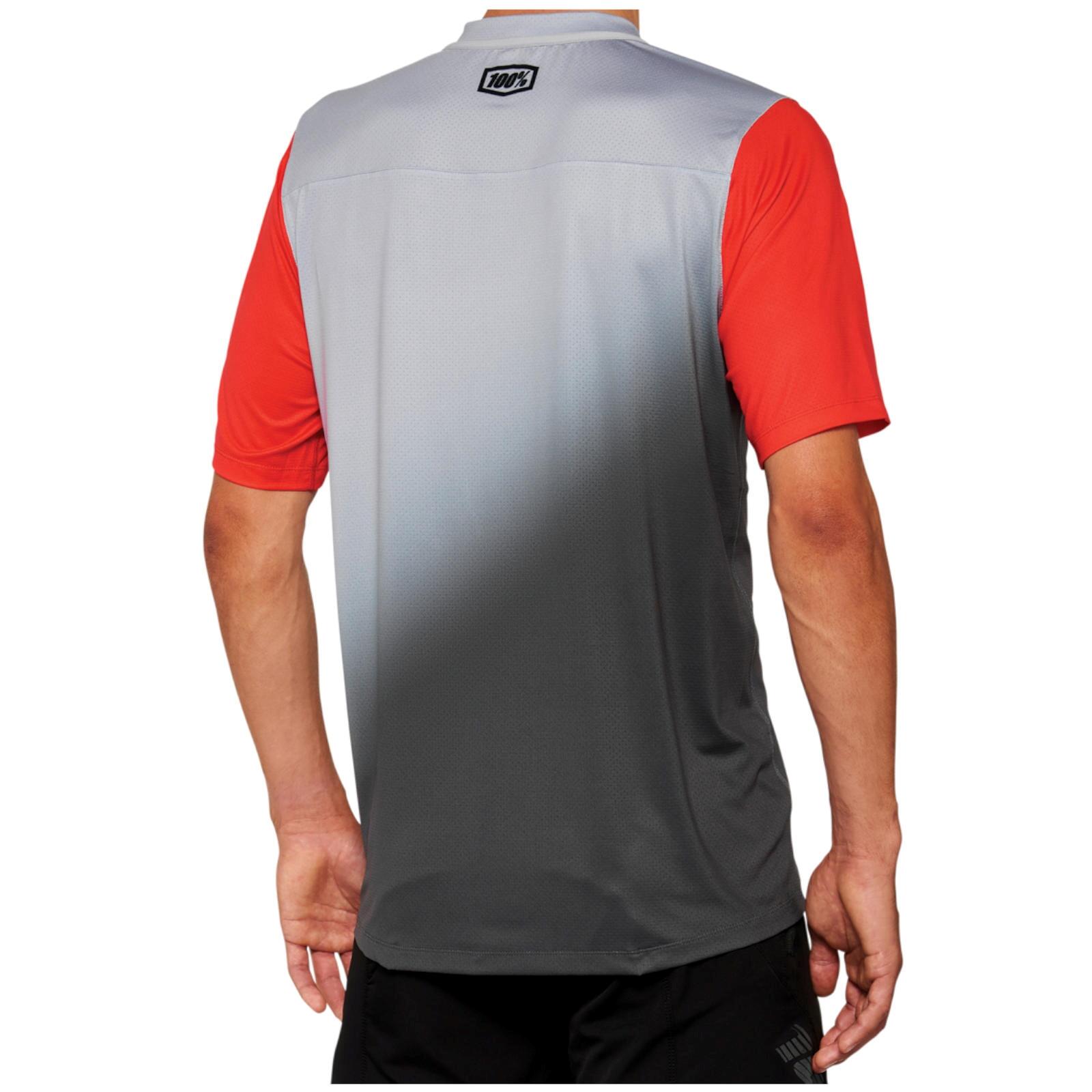 Celium Short Sleeve Jersey - Grey/Racer Red 2/2