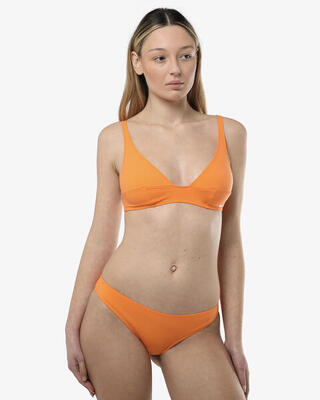 top per costume da bagno verde militare da donna in mat. sintetico da nuoto