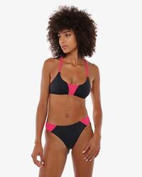 Bas de maillot de bain femme vert militaire en matière synthétique pour la natat