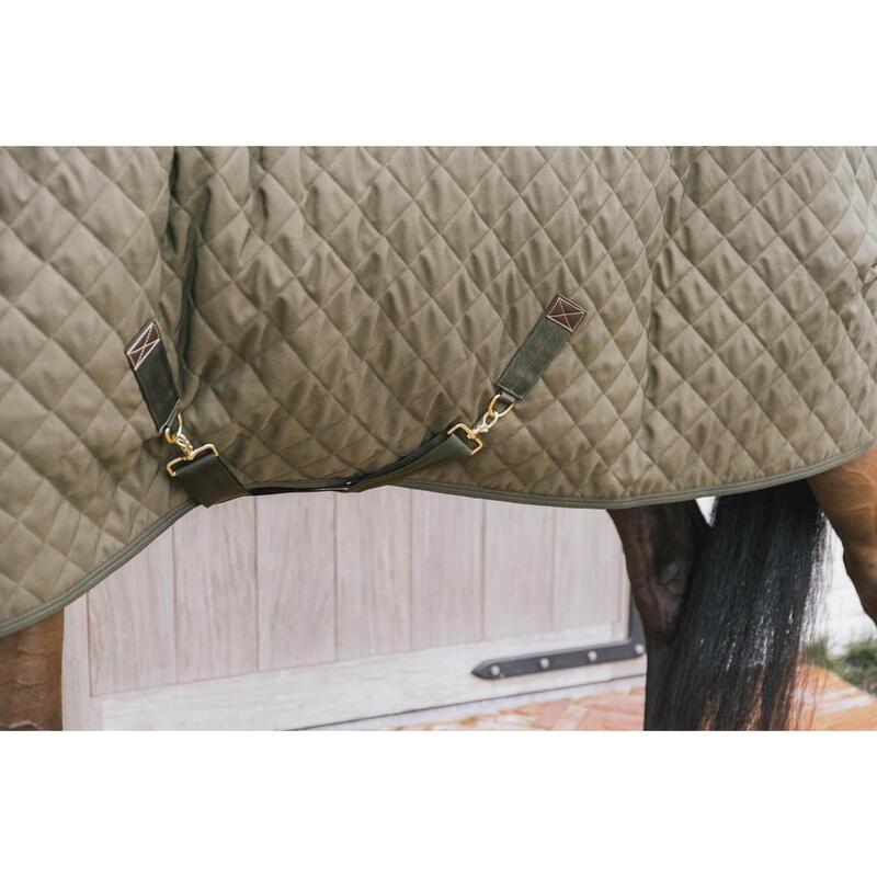 Couverture de présentation - 600D - 125 cm / 5'9 - Laine vegan - Kaki