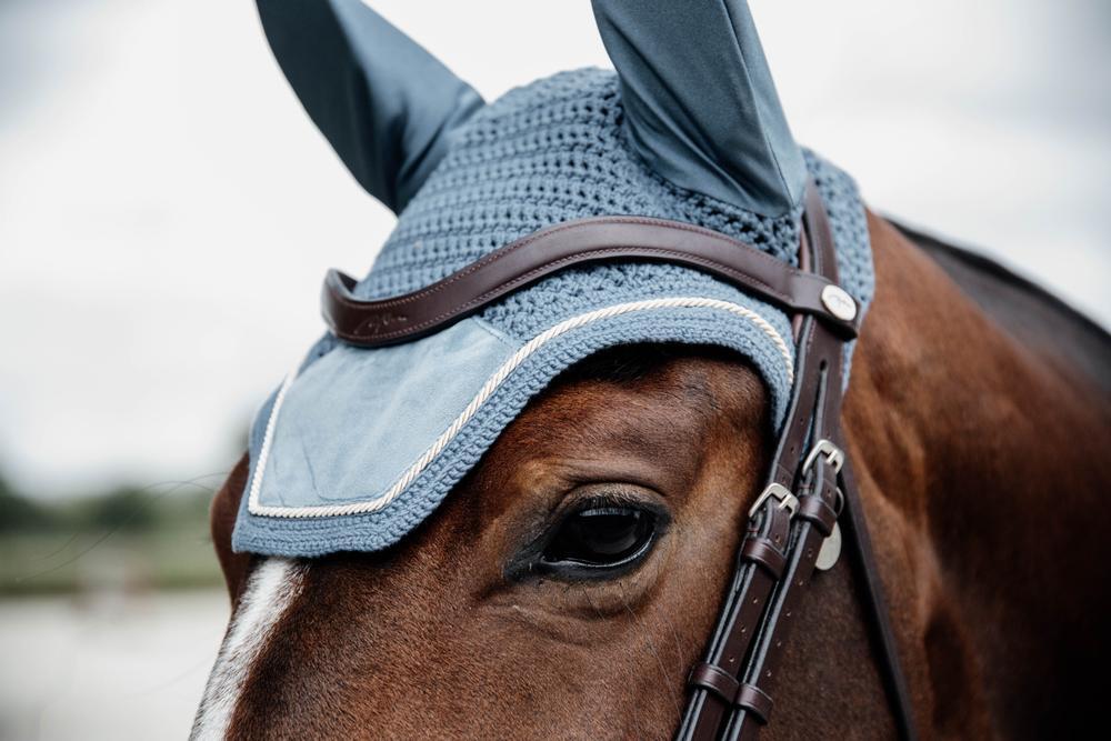 Boné de cavalo Kentucky Wellington Velvet 2/3