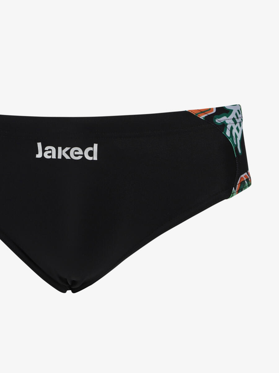 Maillot de baño sintético negro para hombre 2/4