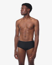 Maillot de bain synthétique noir pour homme