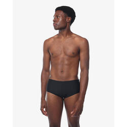 Maillot de bain synthétique noir pour homme