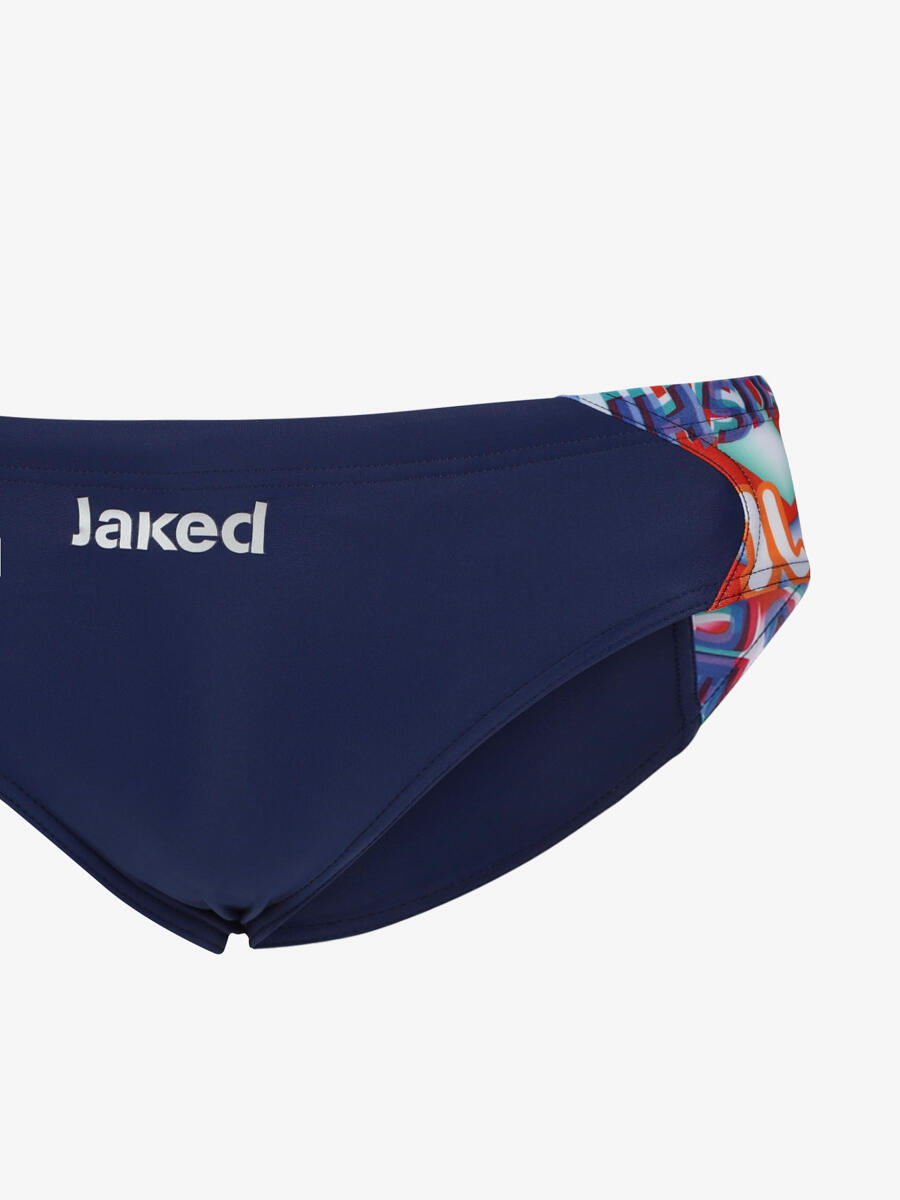 maillot de baño sintético rojo para hombre 2/4