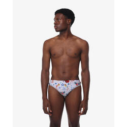 maillot de bain synthétique bleu pour homme