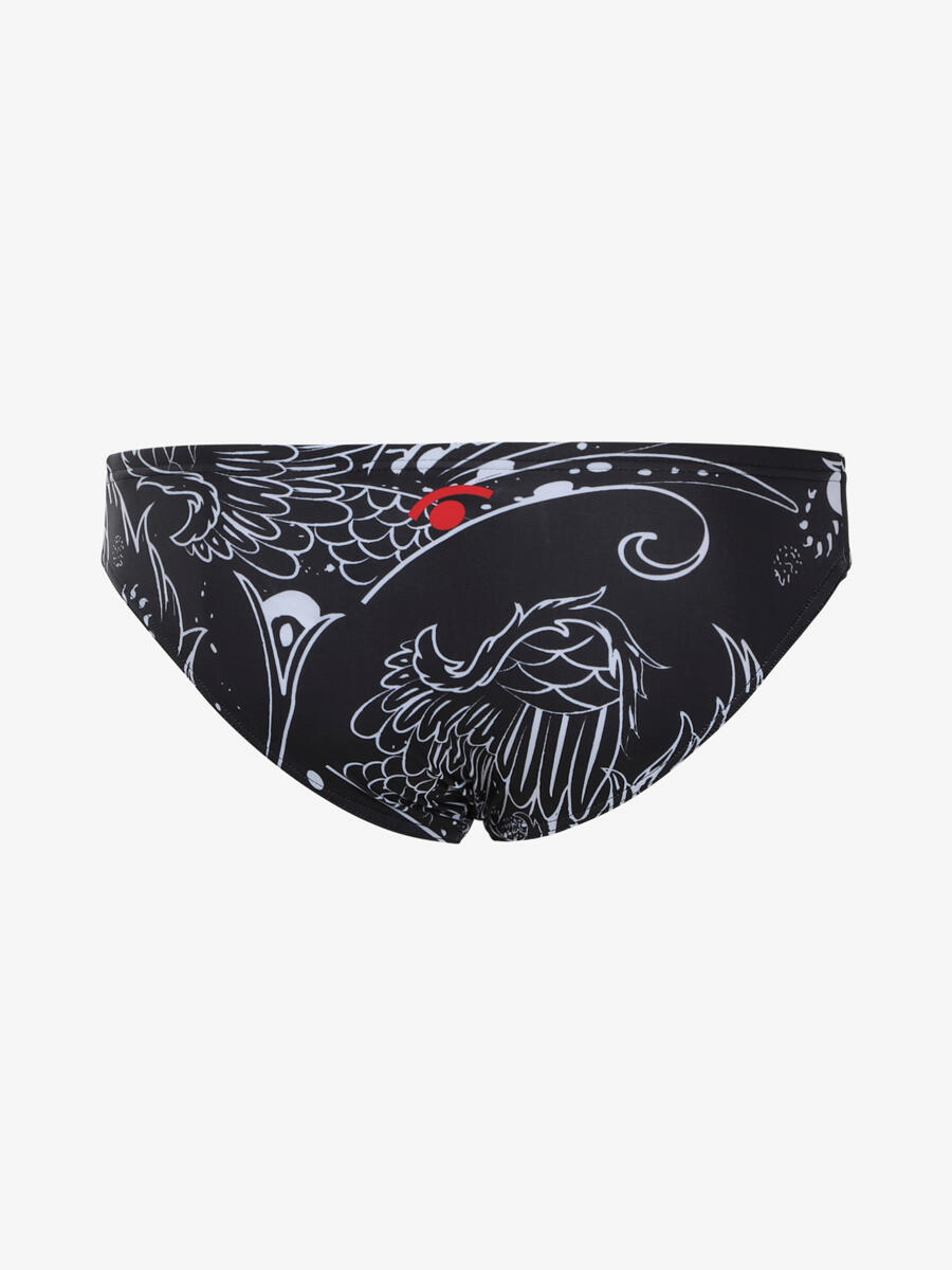 Traje de baño sintético negro para hombre 4/4