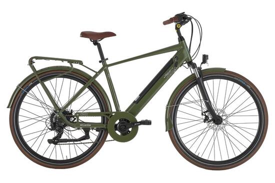 BICICLETTA ELETTRICA Q1 ATLANTA 28 UOMO NERO VERSIONE 2024