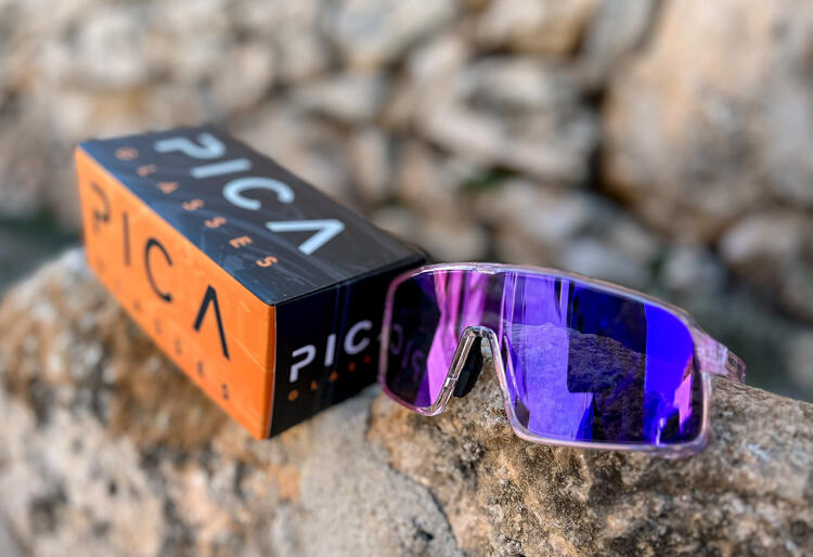 PICA OLOR Paarse Bril met Fotochromische Lenzen 4/4