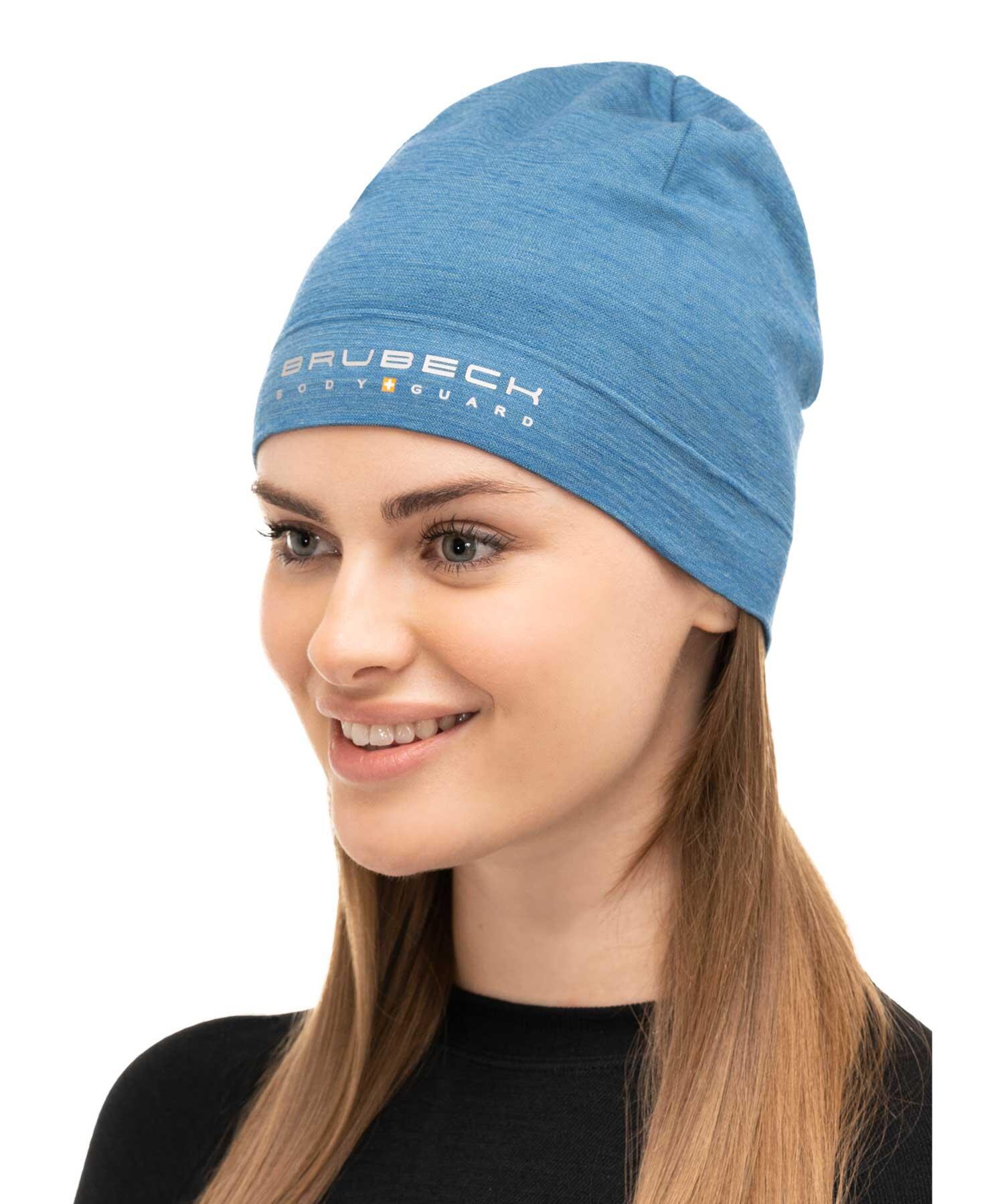 Czapka wełniana dwuwarstwowa unisex Brubeck EXTREME WOOL 3/4
