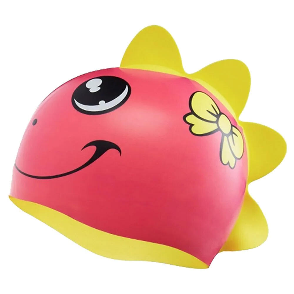 Touca de Natação Infantil TYR Dino Diva em Silicone 3/3
