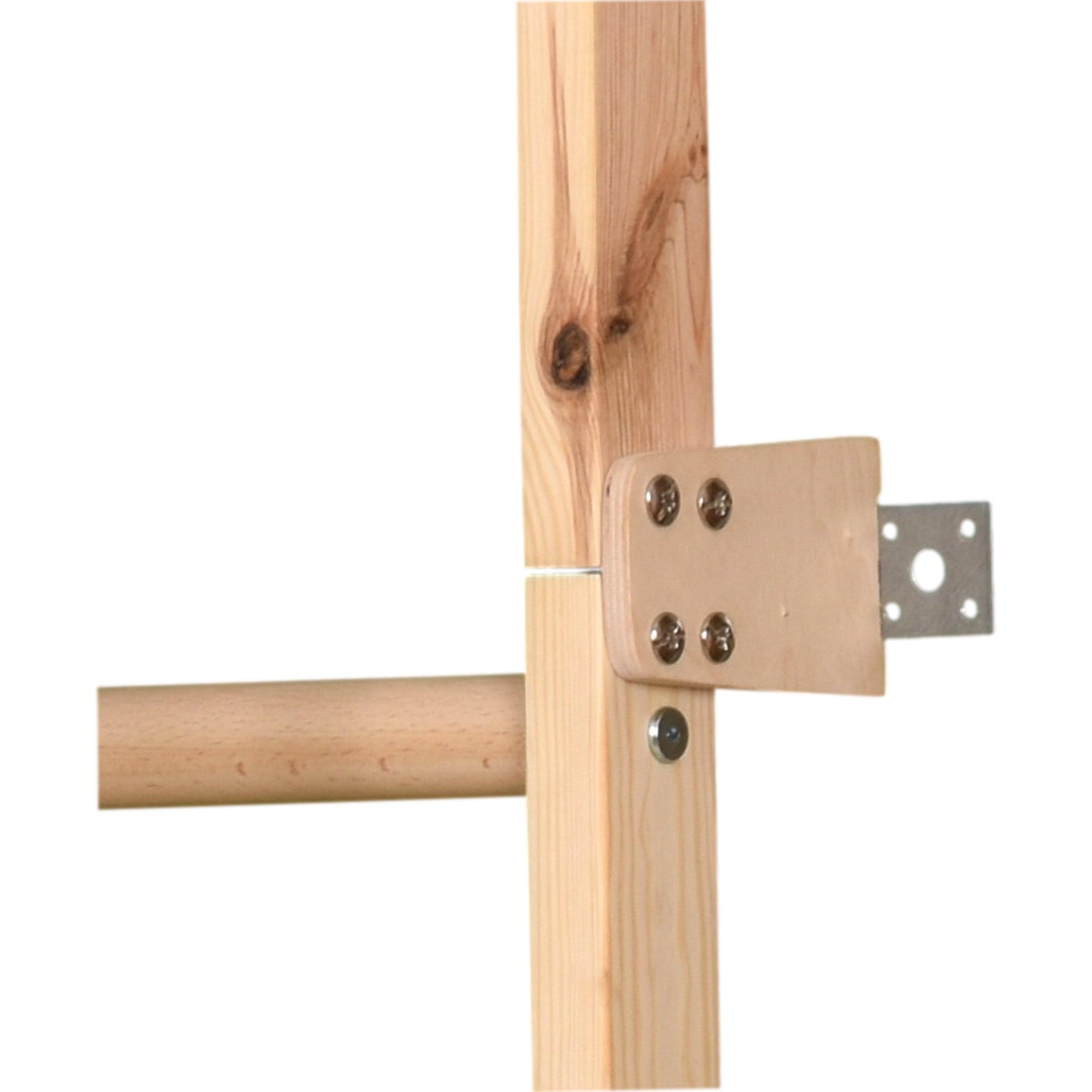 Kinderen/volwassenen fitness wandrek hout Eco-pine 5/7