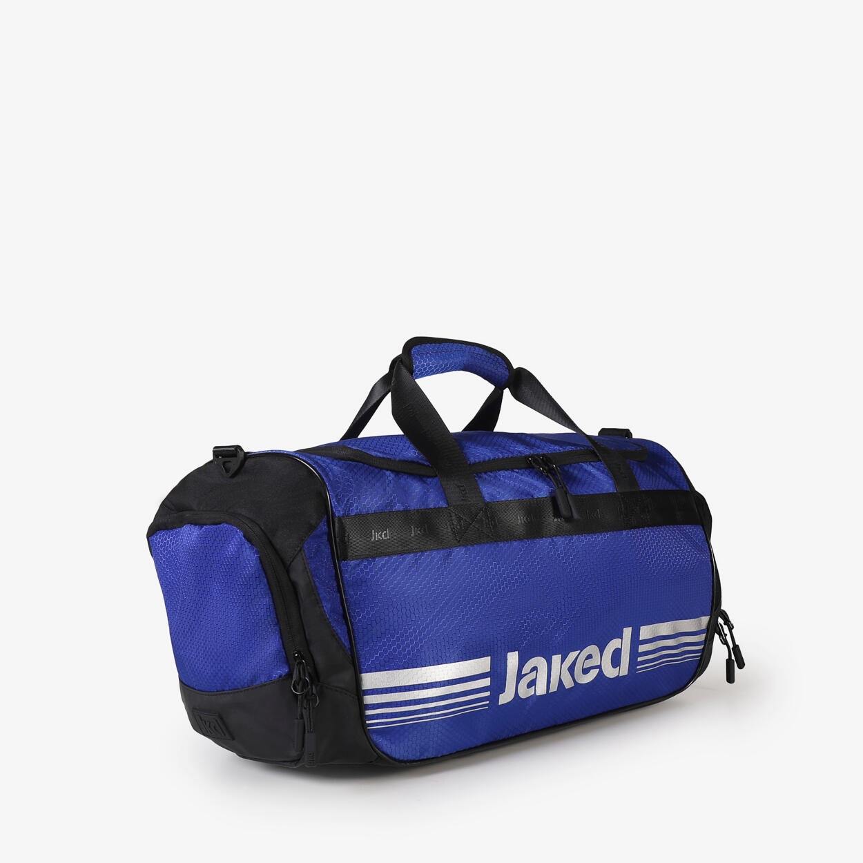 Sac de fitness synthétique bleu roi et argent pour homme et femme 2/4