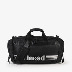 Sac de fitness synthétique noir et argent pour homme et femme