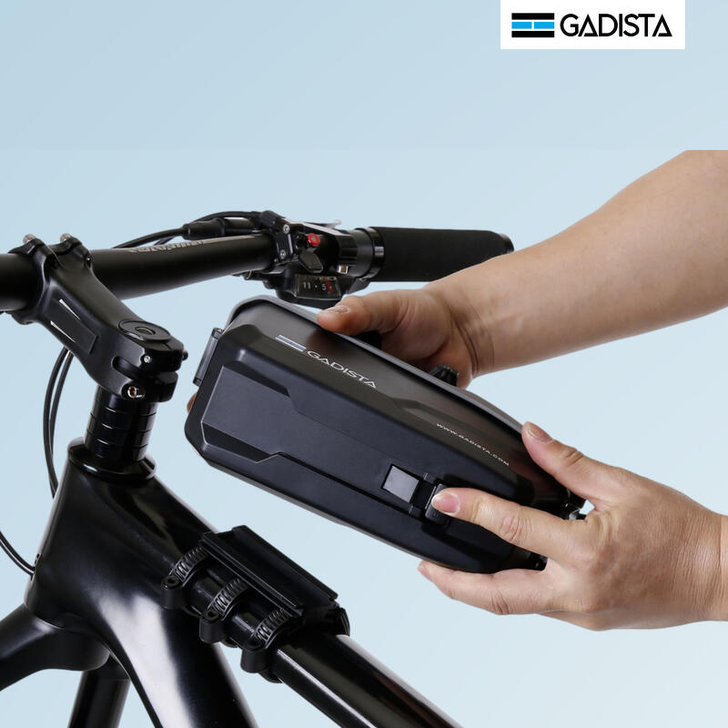 GADISTA FRANCE, support telephone velo 7 pouces avec Boîte à Gants Intégrée,360°