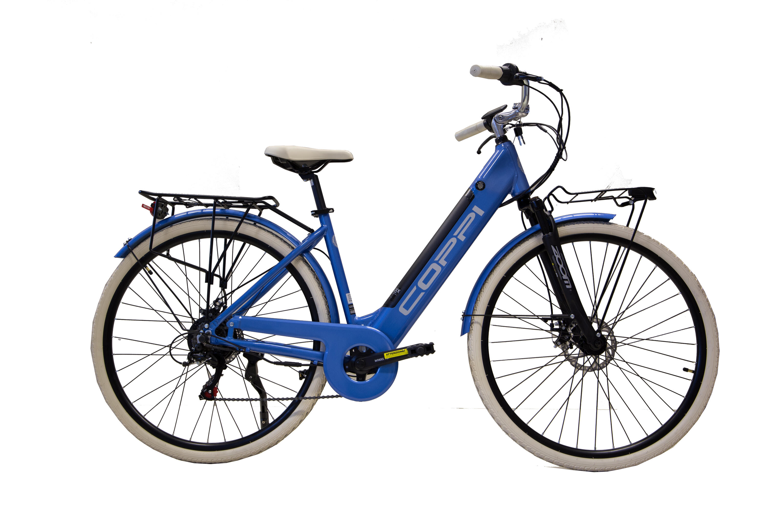 Coppi Rambla 28 Blauwe damesfiets 1/6
