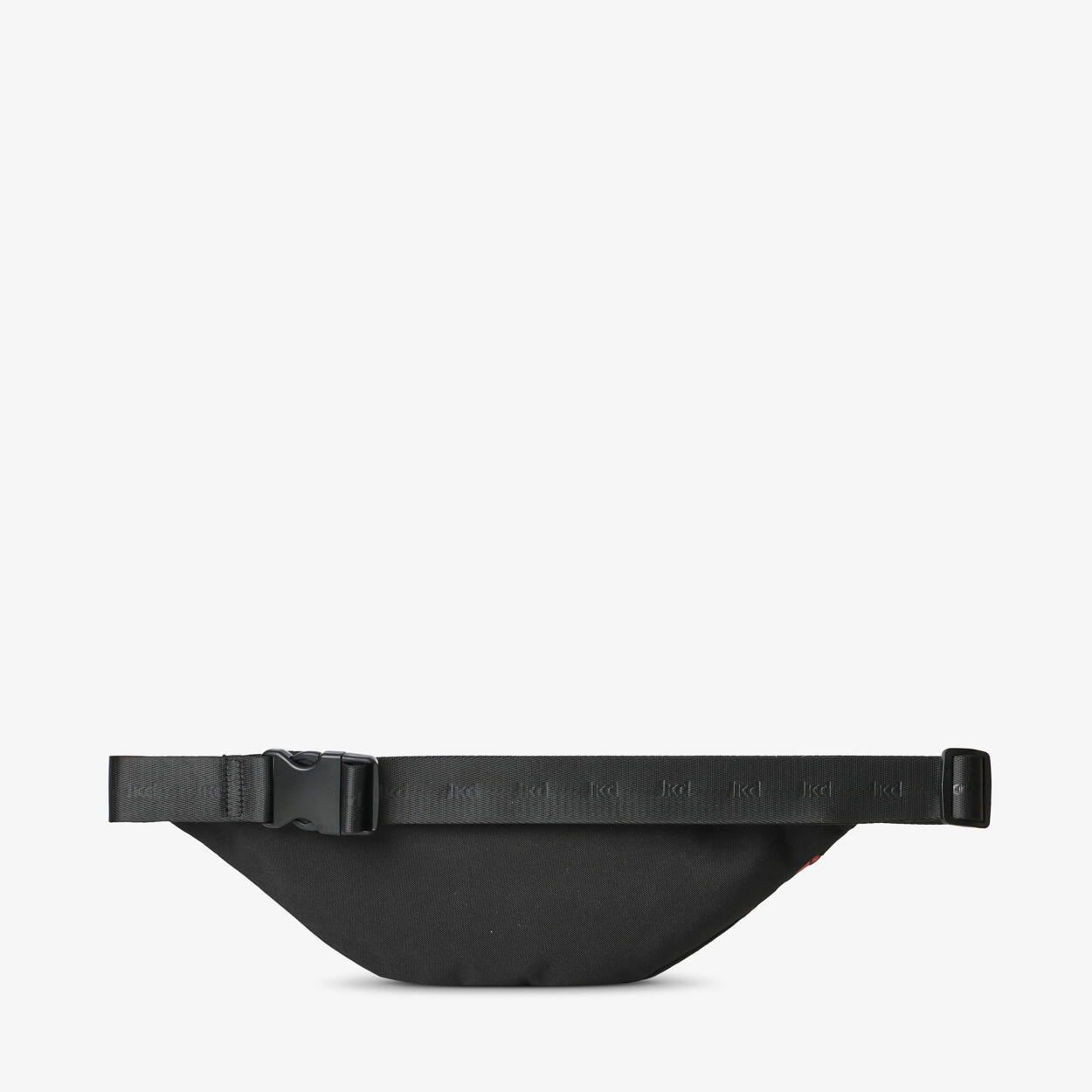 Sac banane fitness noir et rouge pour homme et femme en matière synthétique 3/4