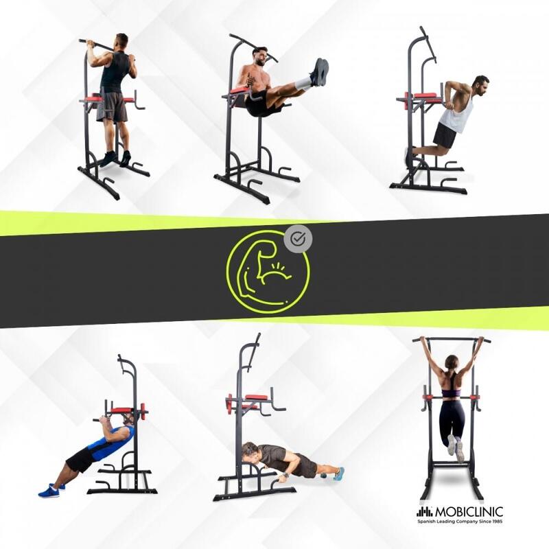 Estaçao de musculaçao com Pull-Up Barra firme Treino completo aço Máx. 100 kg