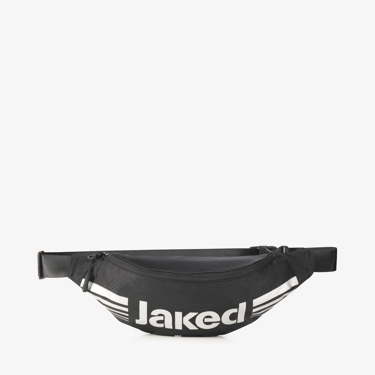 Jaked - Sac Banane Fitness Noir Et Argent Pour Homme Et Femme En Matière Synthétique - Sacoche Banane - Gris|noir - Decathlon