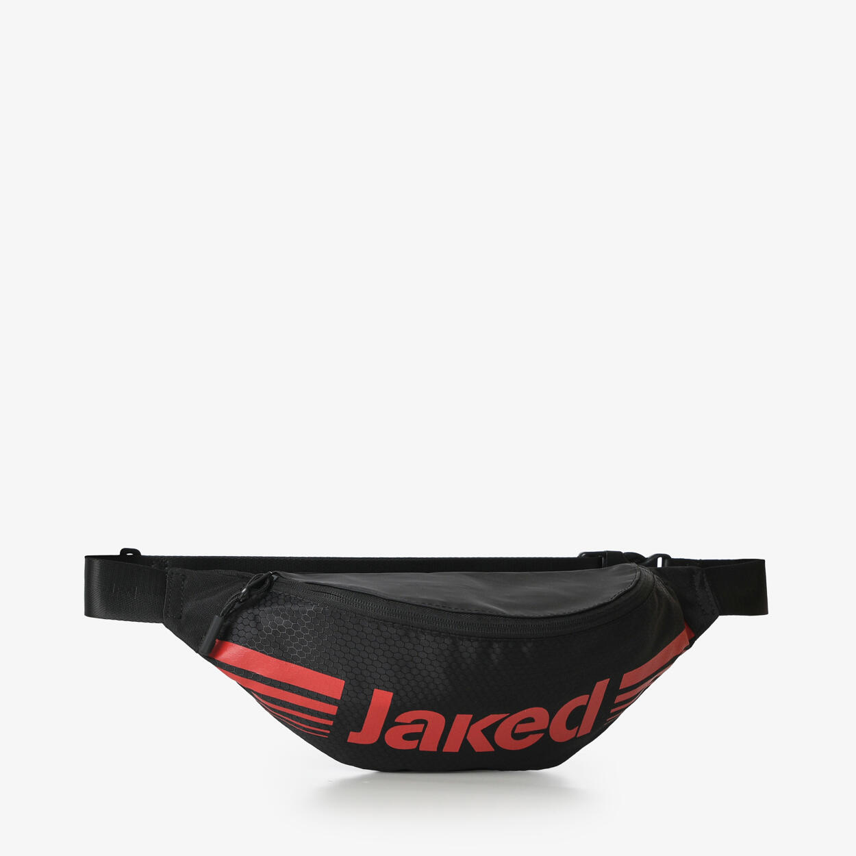 Sac banane fitness noir et rouge pour homme et femme en matière synthétique 2/4