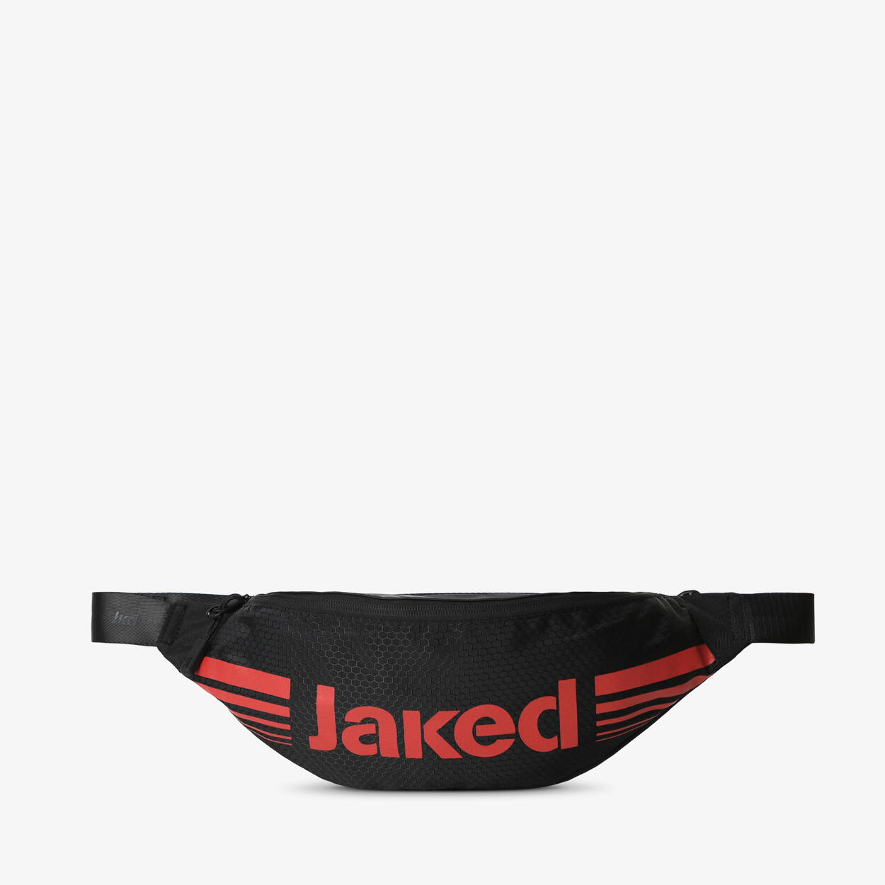 Jaked - Sac Banane Fitness Noir Et Rouge Pour Homme Et Femme En Matière Synthétique - Sacoche Banane - Noir|rouge - Decathlon