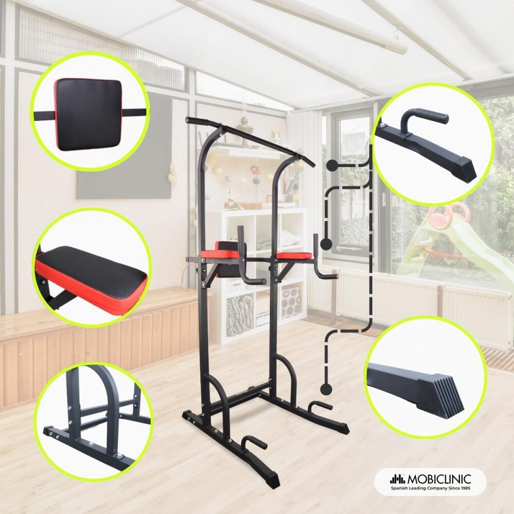 Power Tower Chaise romaine MultiFit Verstelbaar Multifunctionele Bestand 100 kg 6/8