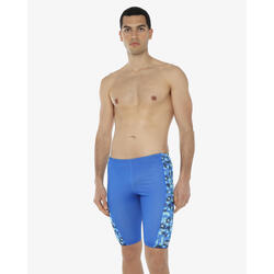 maillot de bain synthétique bleu pour homme