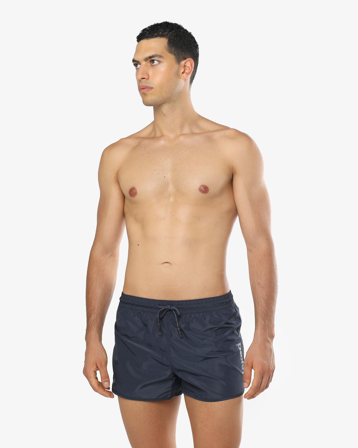 JAKED Marineblaue Synthetik-Badehose für Herren