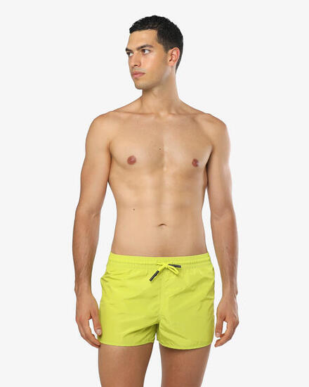 costume verde lime da uomo in mat. sintetico da nuoto