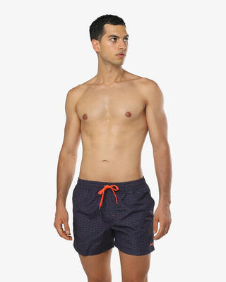 Zwarte synthetische zwemkleding voor heren