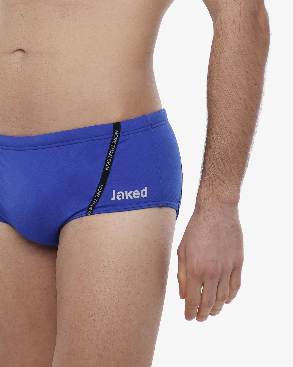 maillot de bain synthétique bleu pour homme 3/5