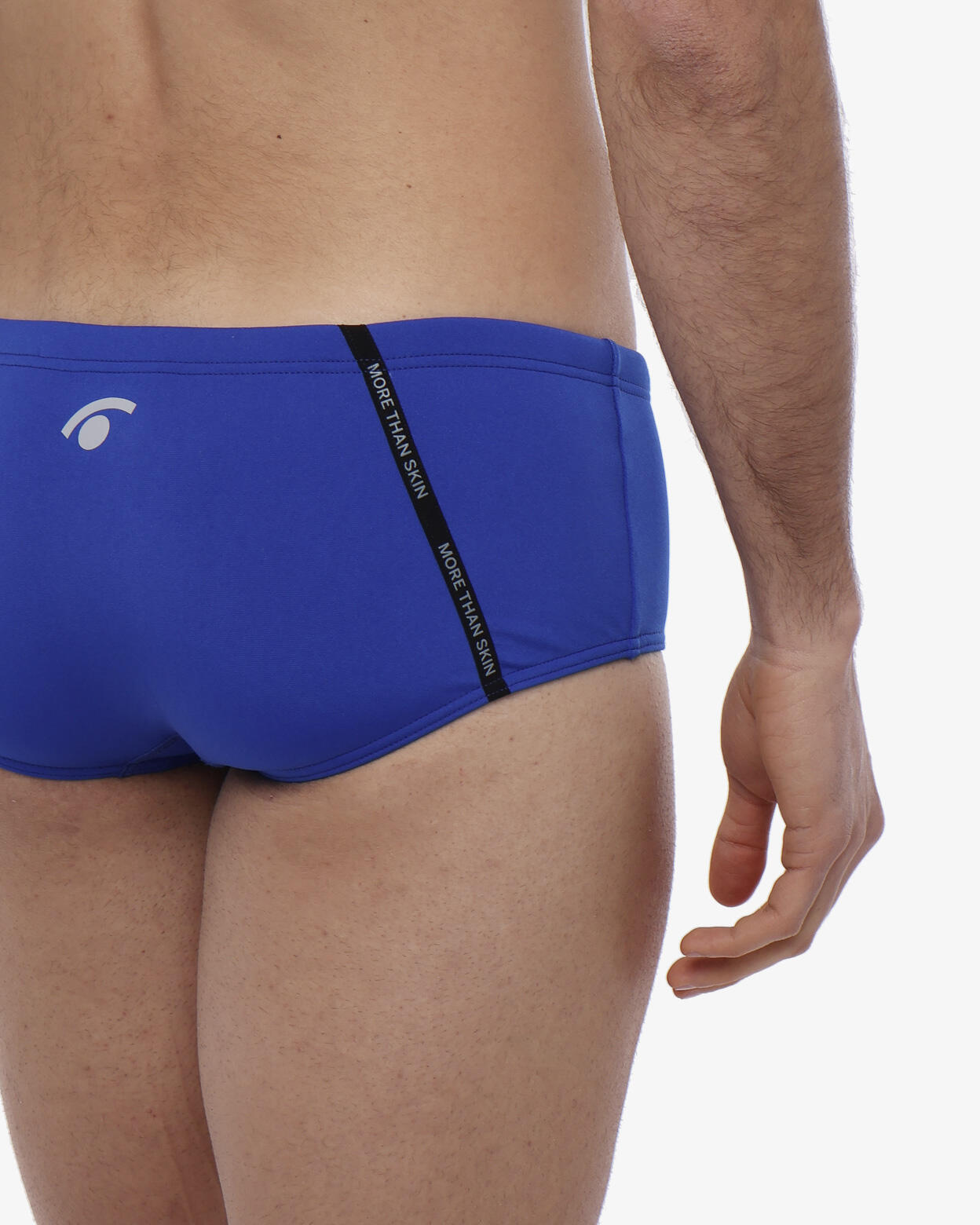 maillot de bain synthétique bleu pour homme 4/5