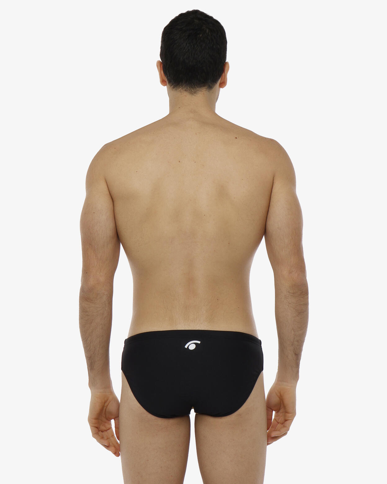 Traje de baño sintético negro para hombre 2/5