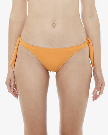 Slip de bain femme papaye en matière synthétique pour la natation