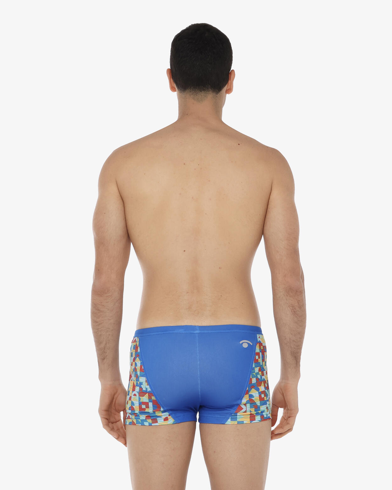 maillot de bain synthétique bleu pour homme 2/5