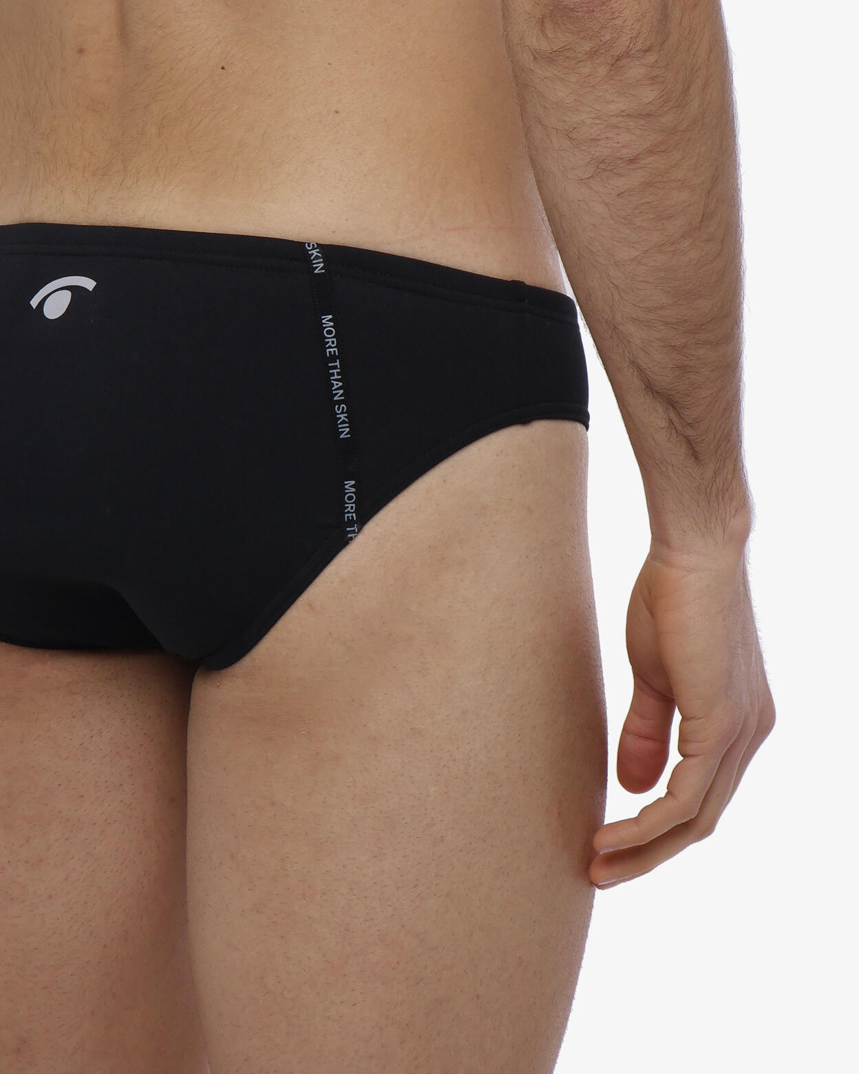 Traje de baño sintético negro para hombre 4/5