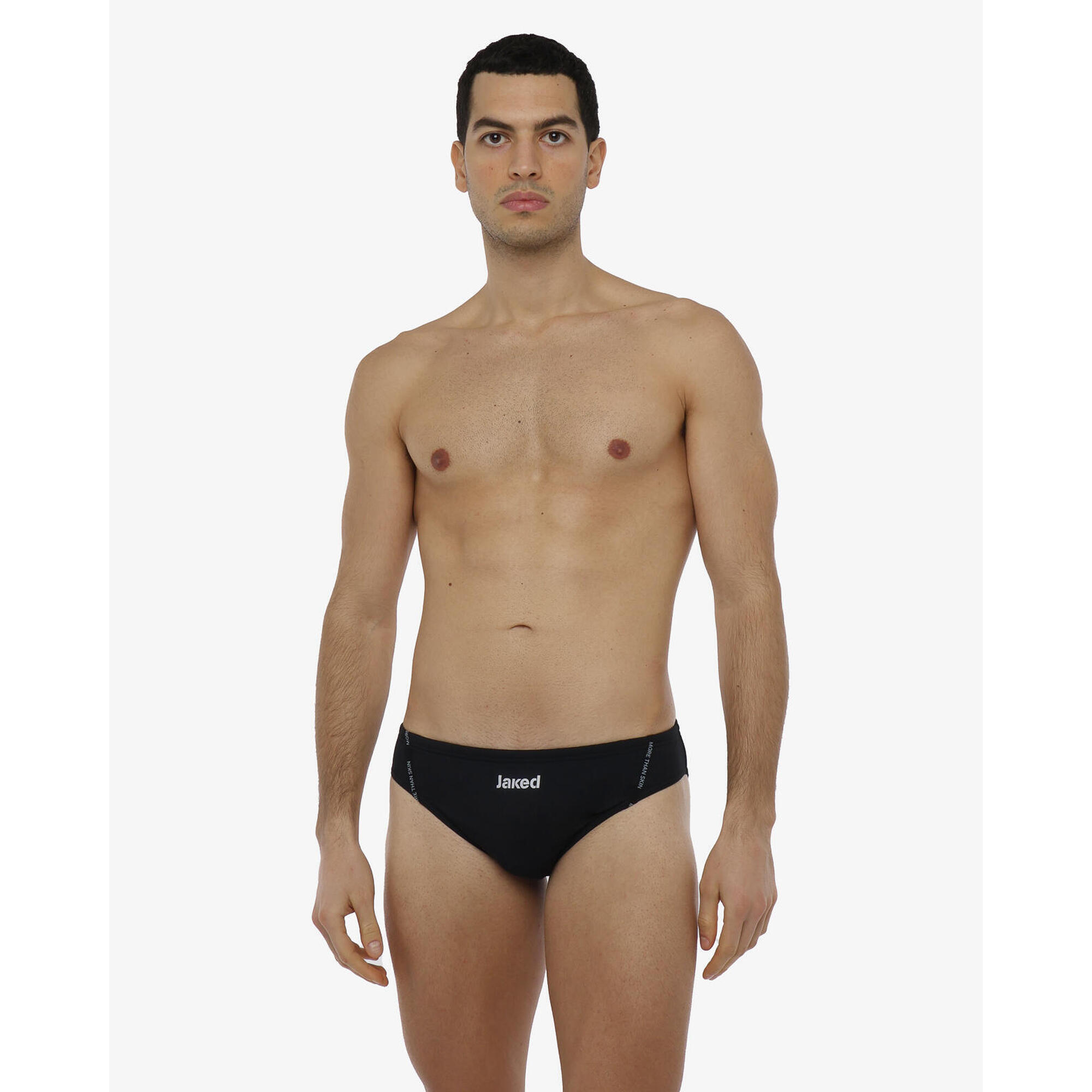Jaked - Maillot De Bain Synthétique Noir Pour Homme - Slip De Bain - Noir - 3 - Decathlon