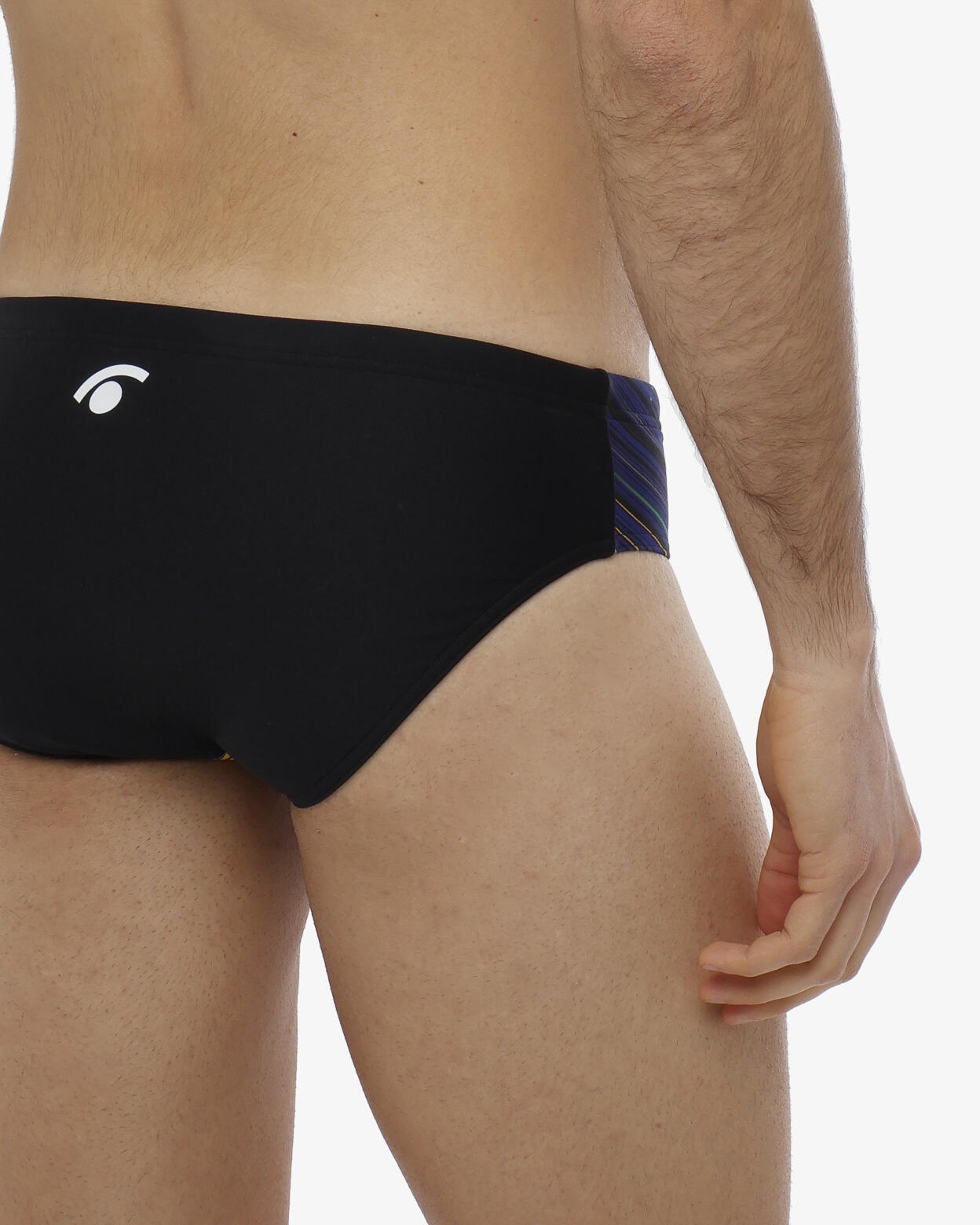 Traje de baño sintético negro para hombre 3/5