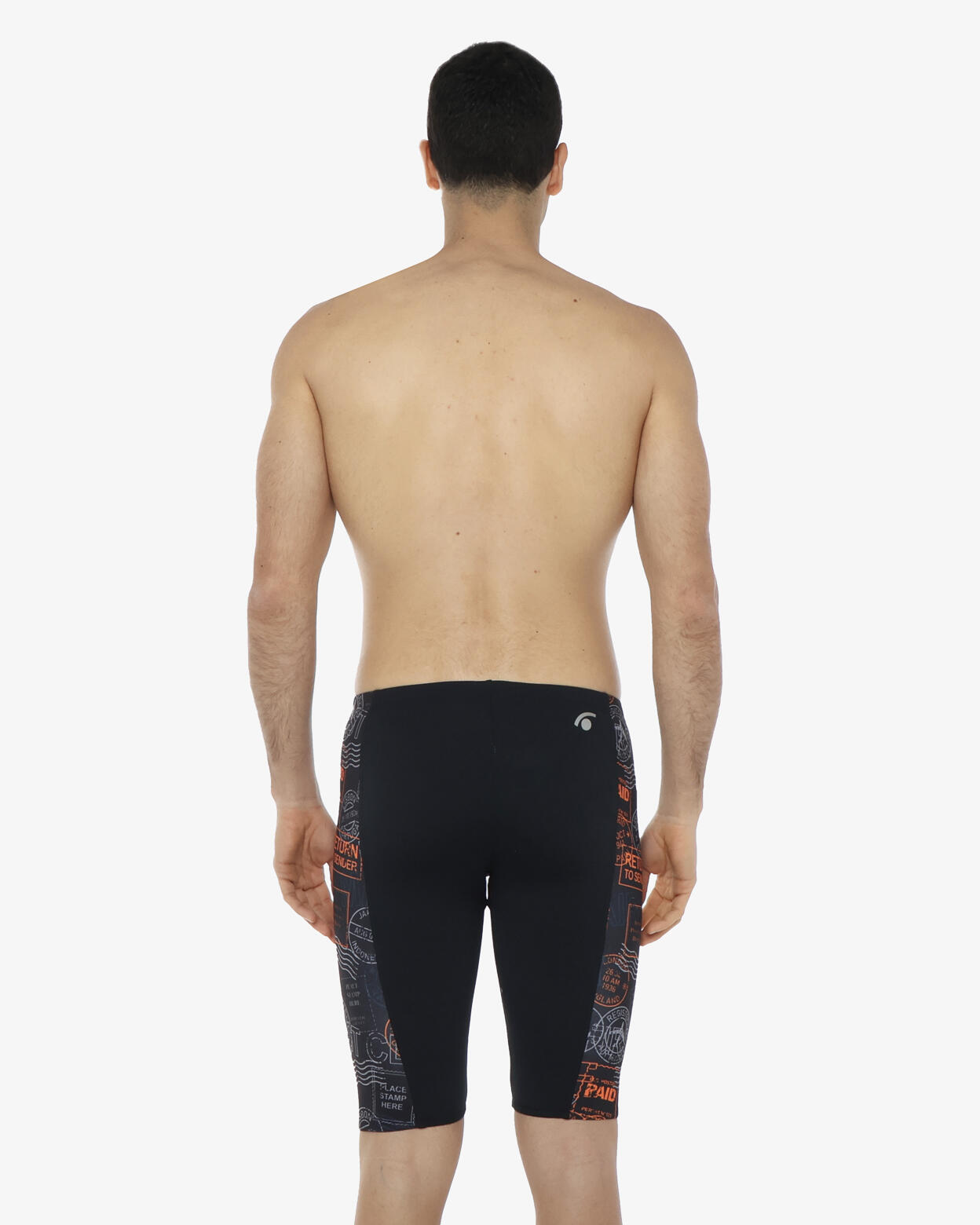 costume  nero da uomo in mat. sintetico da nuoto 2/5