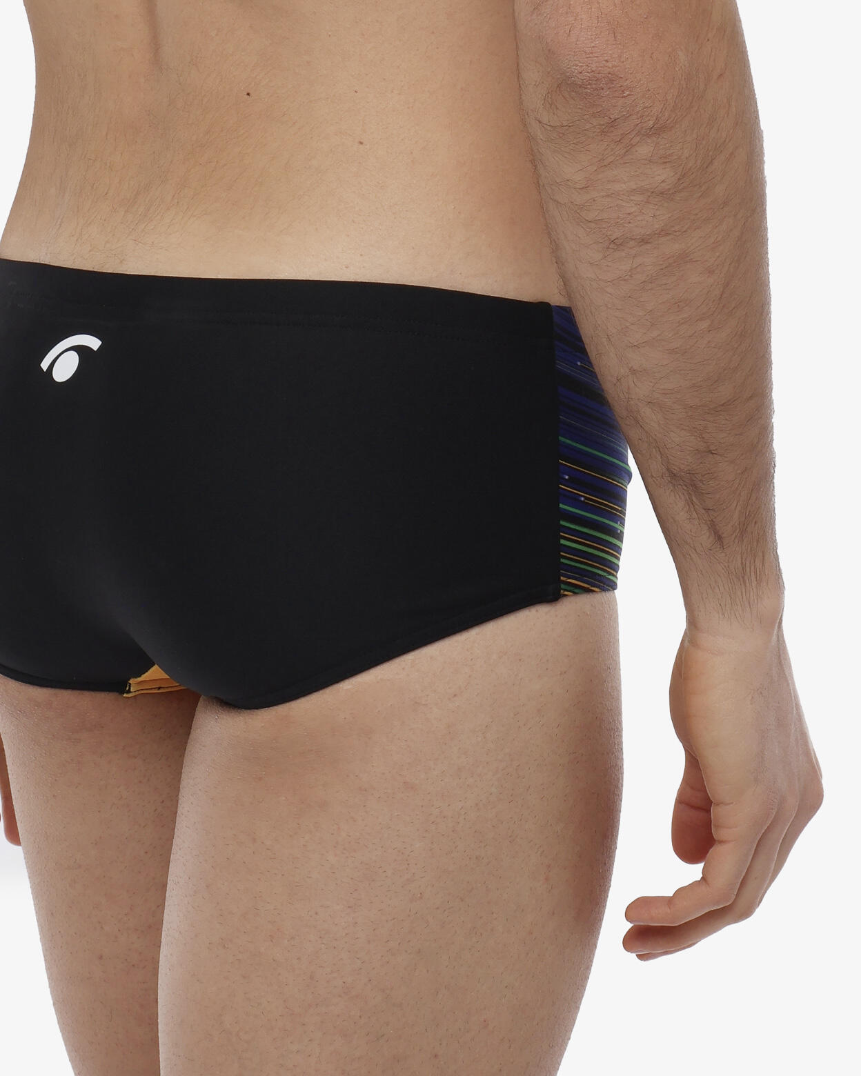 Maillot de bain synthétique noir pour homme 4/5