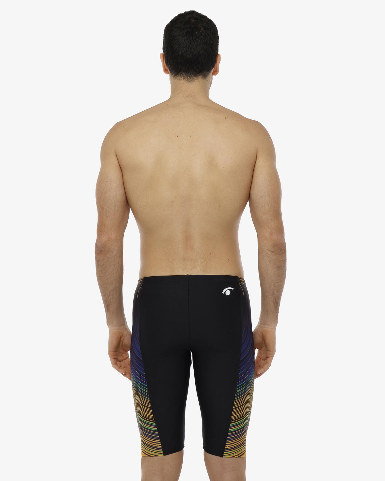 Traje de baño sintético negro para hombre 2/5