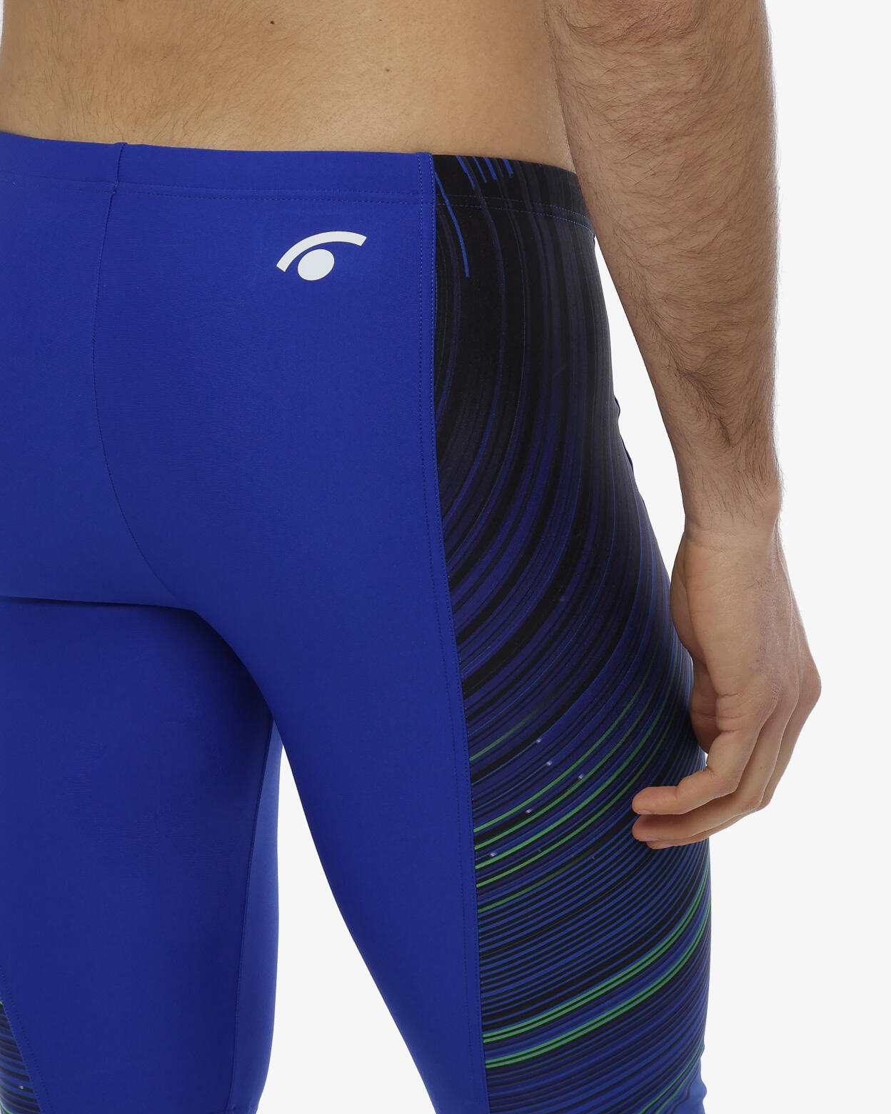 costume  blu da uomo in mat. sintetico da nuoto 4/5