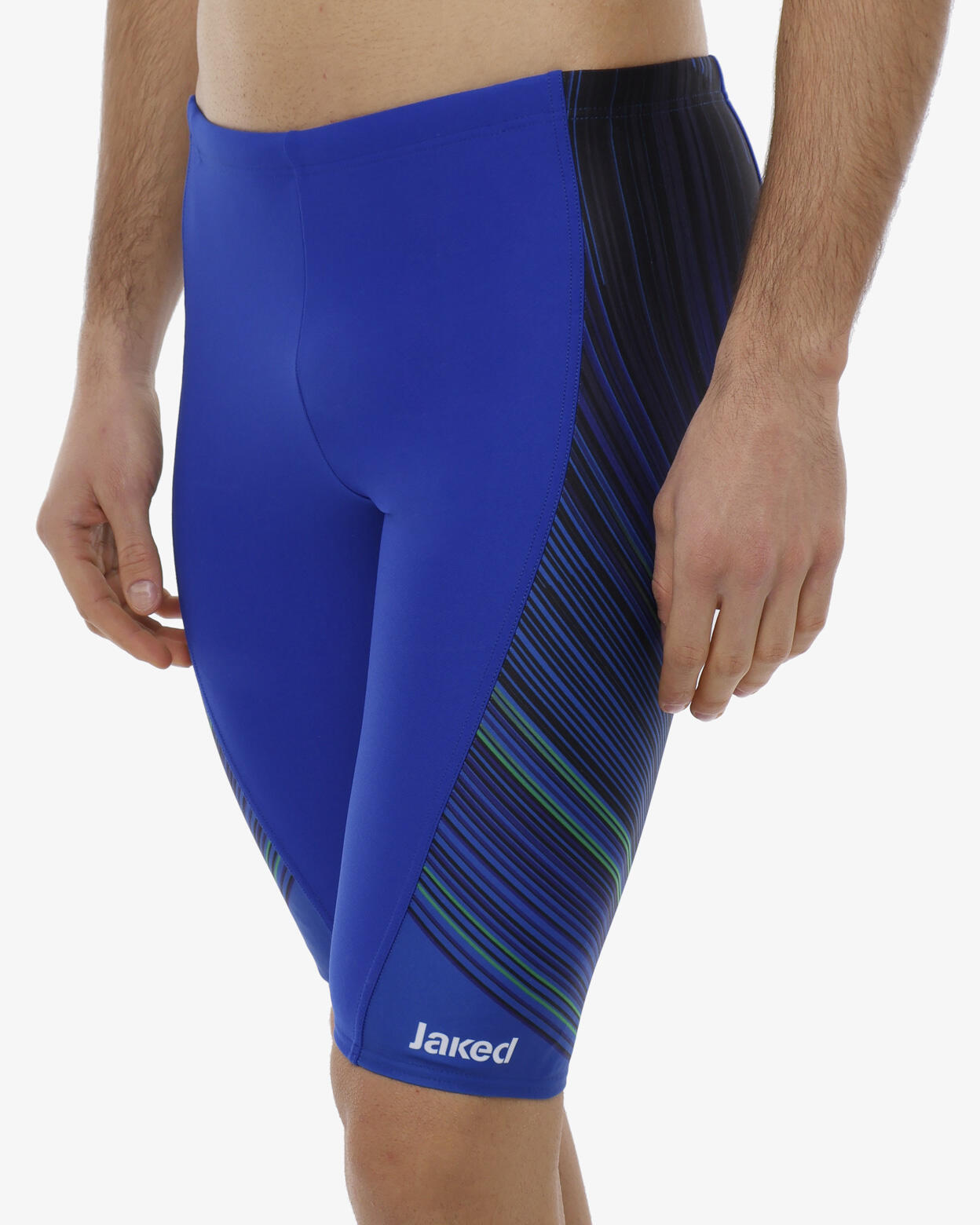 costume  blu da uomo in mat. sintetico da nuoto 3/5