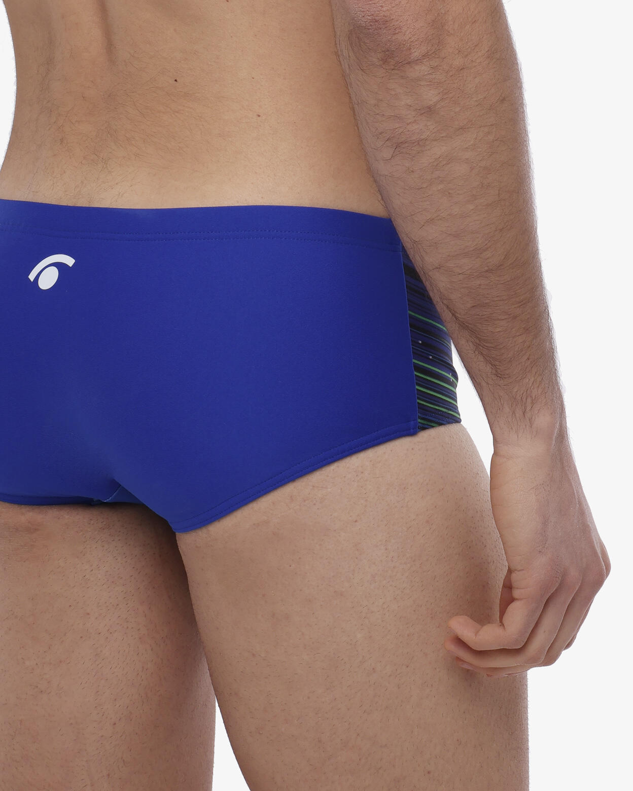 maillot de bain synthétique bleu pour homme 4/5