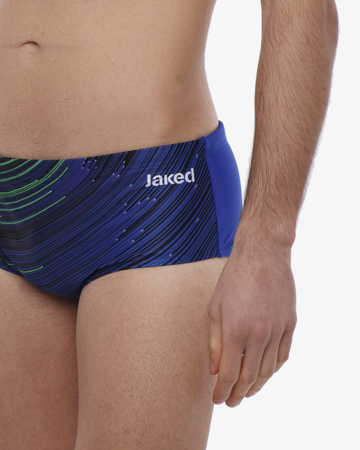 maillot de bain synthétique bleu pour homme 3/5