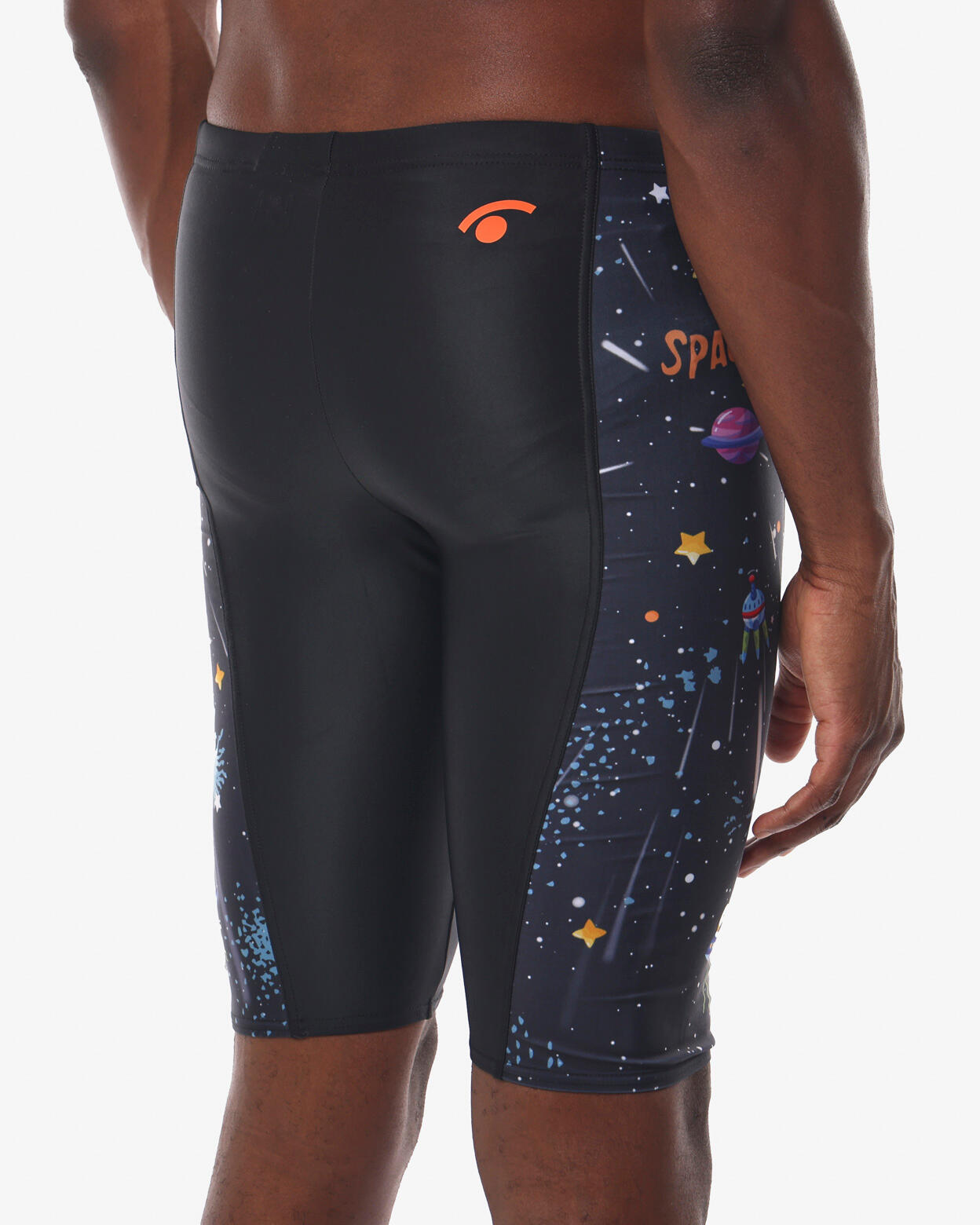 costume  nero da uomo in mat. sintetico da nuoto 4/5