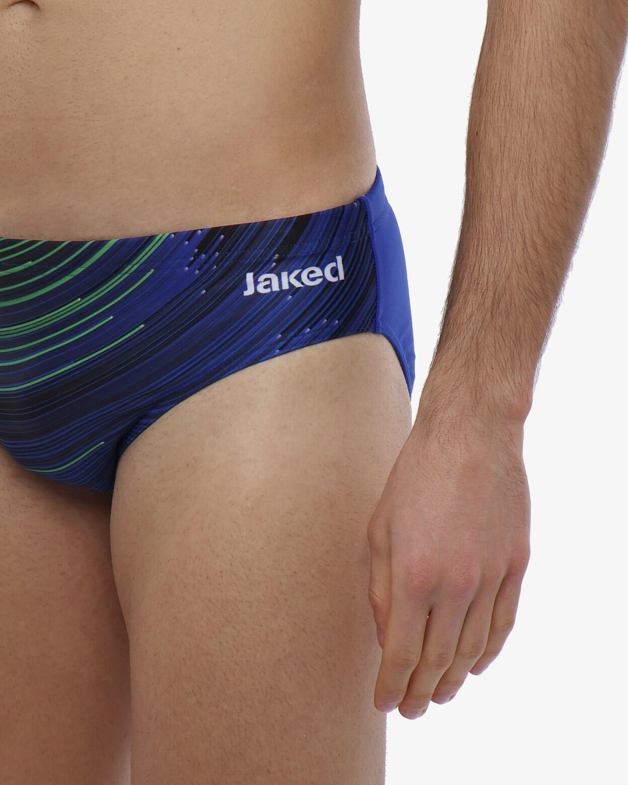 Traje de baño sintético azul para hombre 3/5